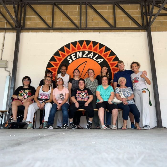 Lezione di capoeira con l’ANFFAS di Piacenza